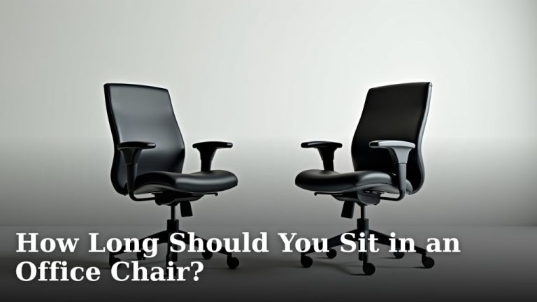How Long Should You Sit in an Office Chair?