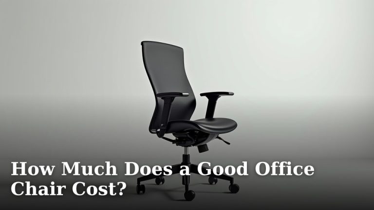 How Much Does a Good Office Chair Cost?