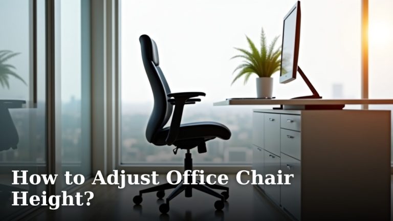 How to Adjust Office Chair Height?