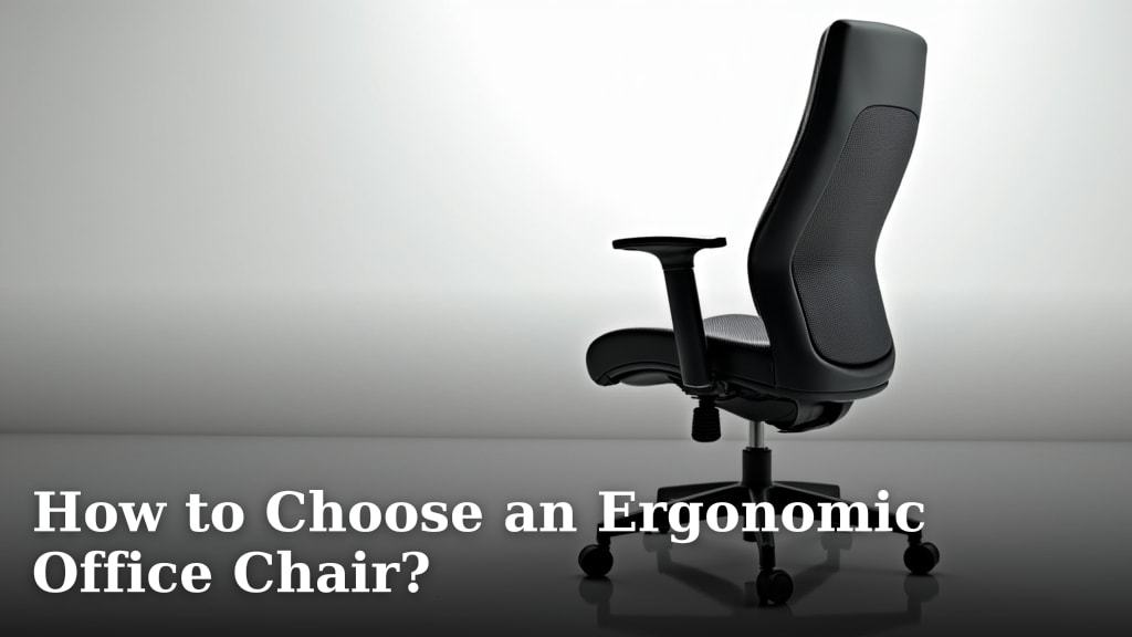 How to Choose an Ergonomic Office Chair?