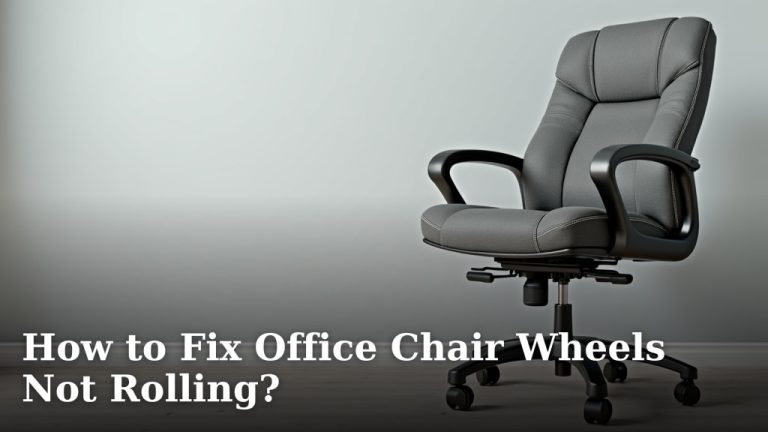 How to Fix Office Chair Wheels Not Rolling?