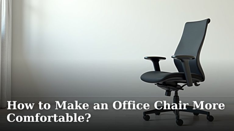 How to Make an Office Chair More Comfortable?