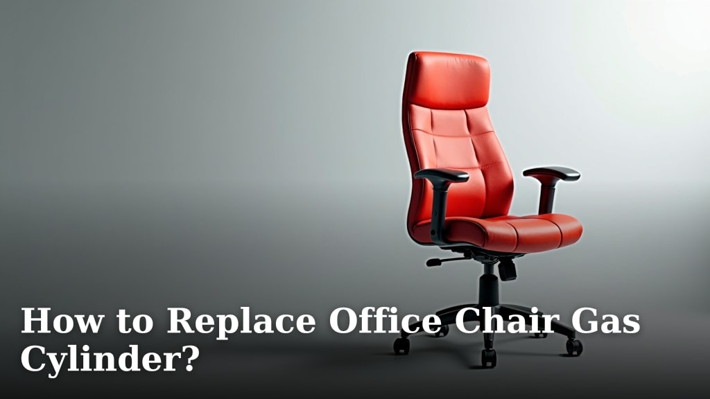 How to Replace Office Chair Gas Cylinder?