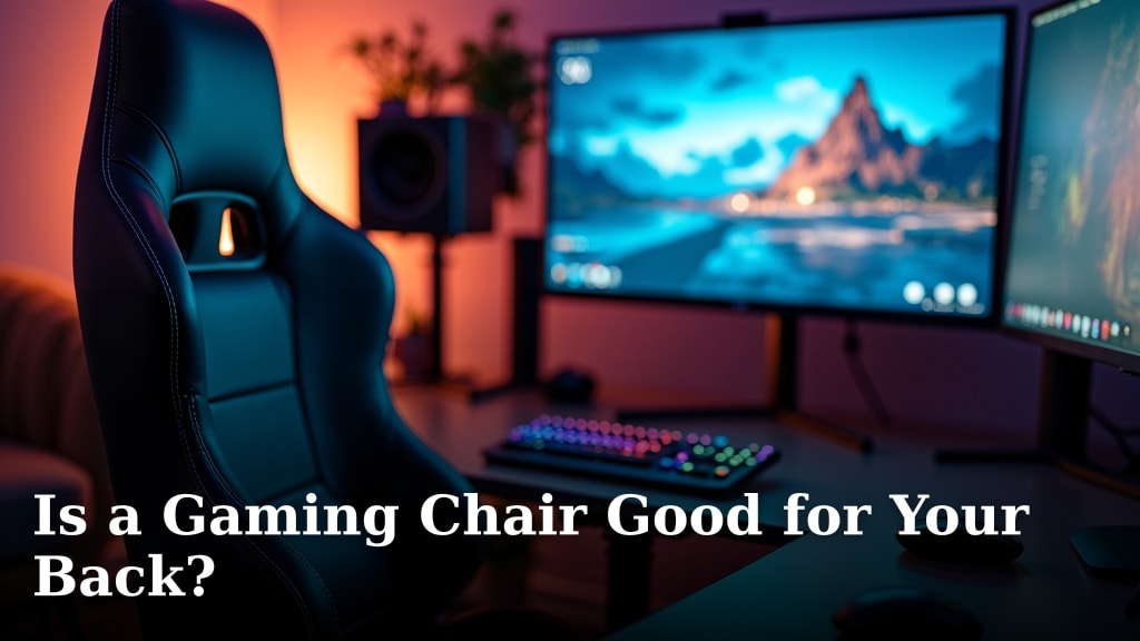 Is a Gaming Chair Good for Your Back?