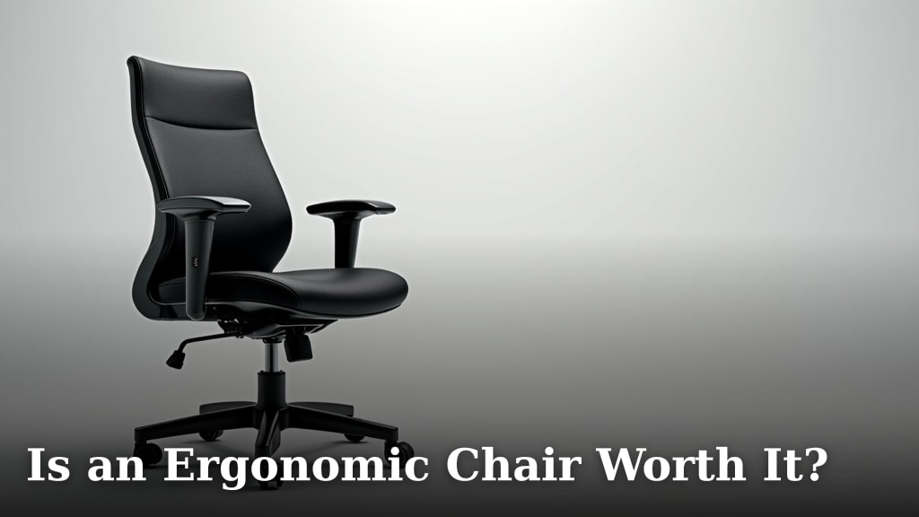 Is an Ergonomic Chair Worth It?