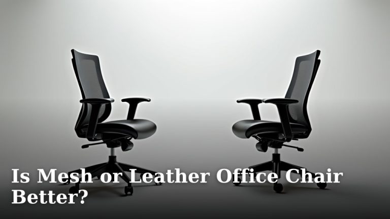 Is Mesh or Leather Office Chair Better?
