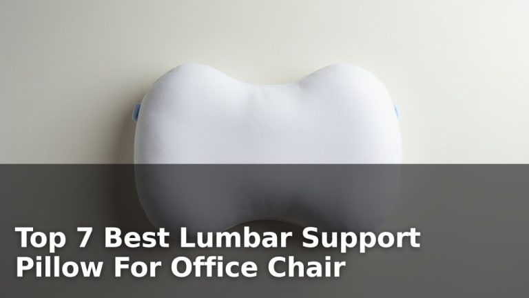 Top 7 Best Lumbar Support Pillow For Office Chair