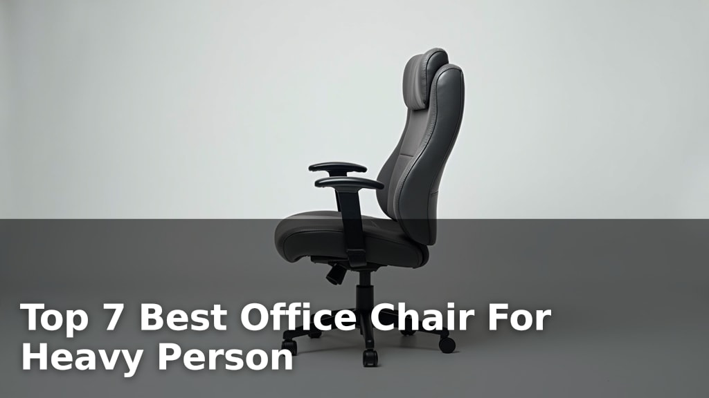 Top 7 Best Office Chair For Heavy Person