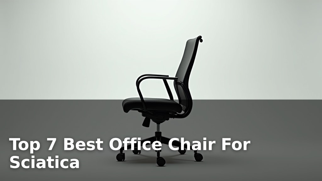 Top 7 Best Office Chair For Sciatica