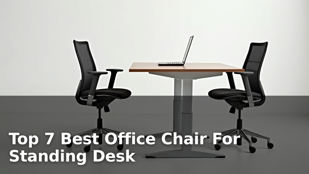 Top 7 Best Office Chair For Standing Desk