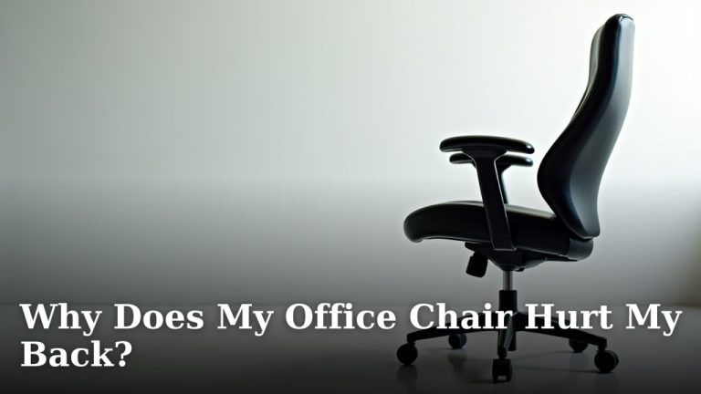 Why Does My Office Chair Hurt My Back?