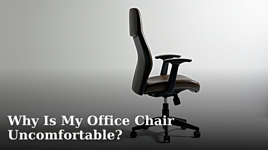 Why Is My Office Chair Uncomfortable?