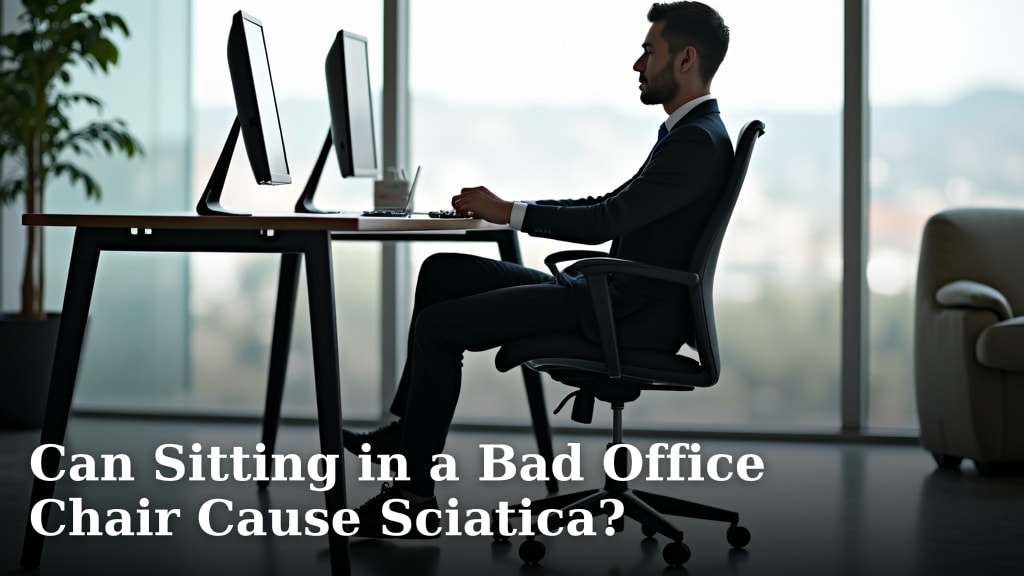 Can Sitting in a Bad Office Chair Cause Sciatica?