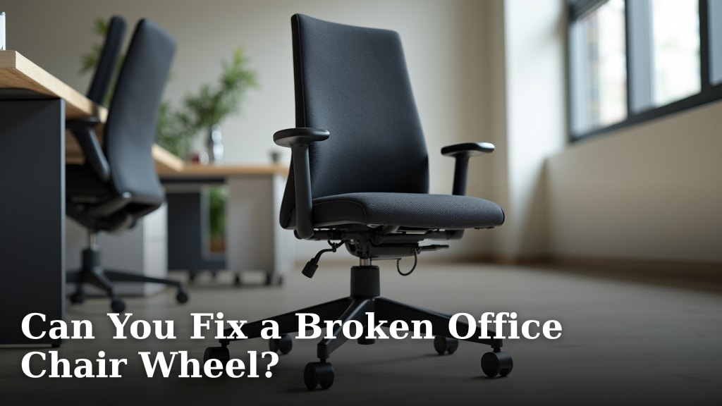 Can You Fix a Broken Office Chair Wheel?