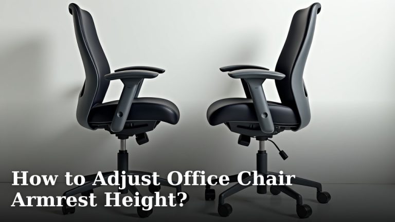 How to Adjust Office Chair Armrest Height?