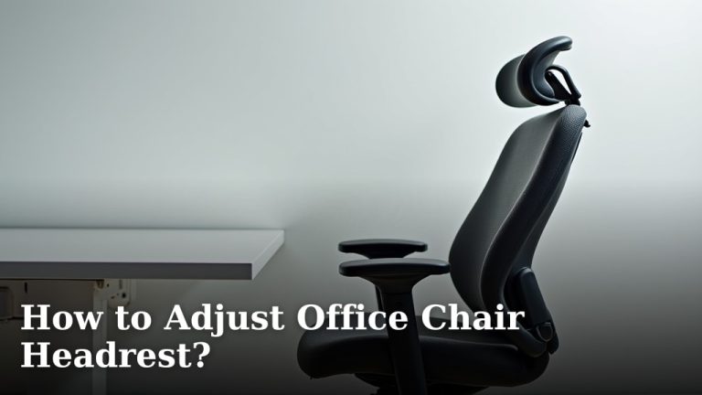How to Adjust Office Chair Headrest?