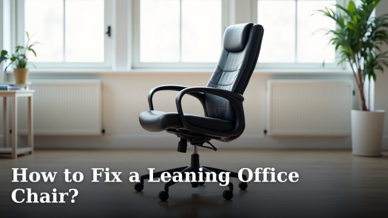 How to Fix a Leaning Office Chair?