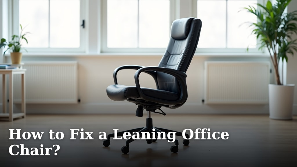 How to Fix a Leaning Office Chair?