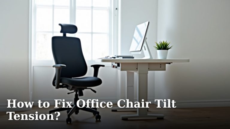 How to Fix Office Chair Tilt Tension?