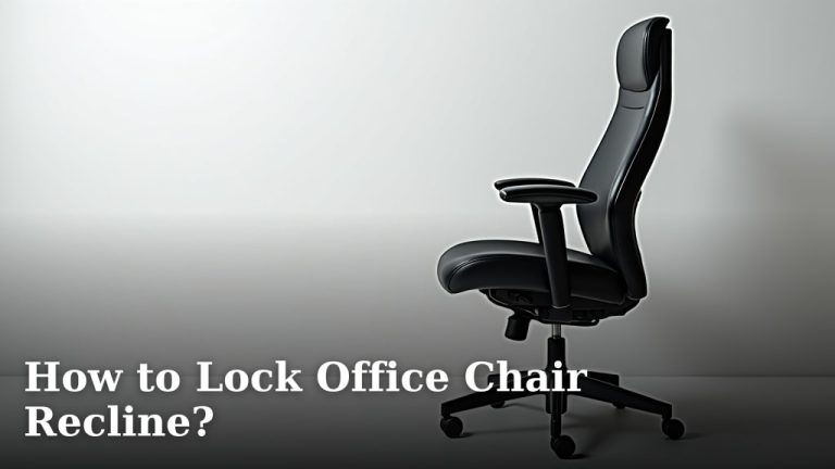 How to Lock Office Chair Recline?