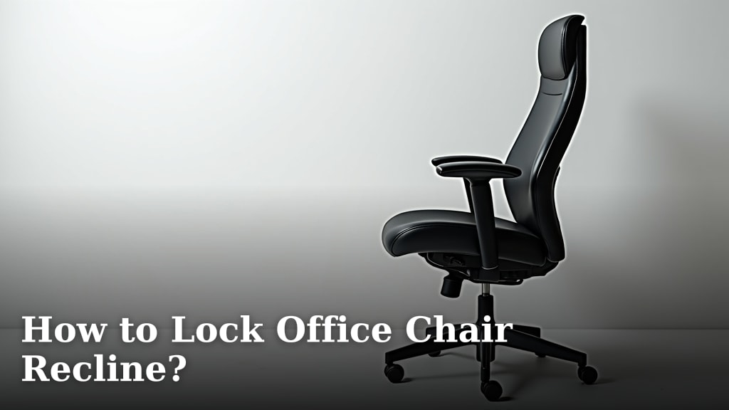 How to Lock Office Chair Recline?