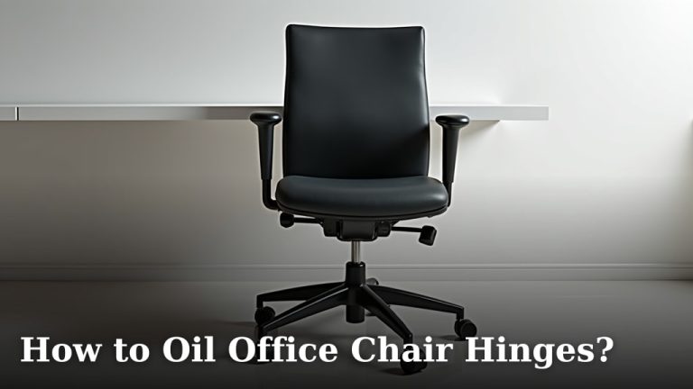 How to Oil Office Chair Hinges?