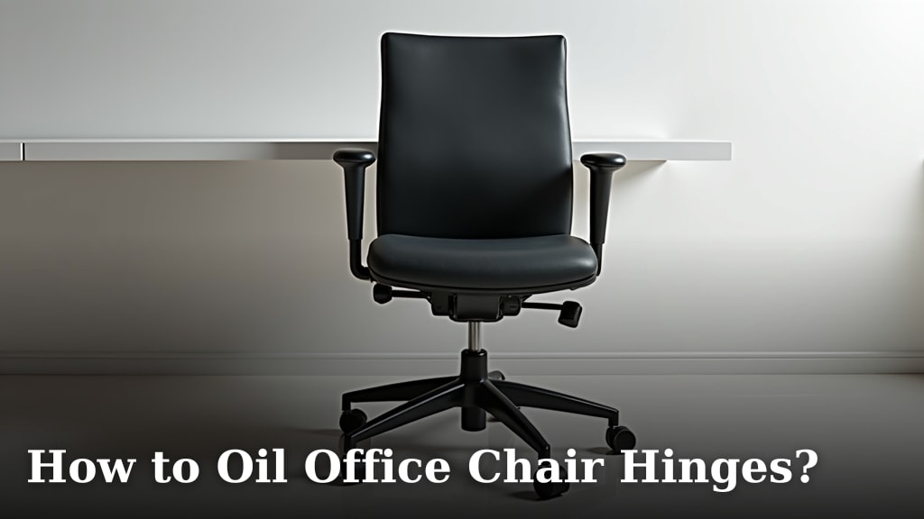 How to Oil Office Chair Hinges?