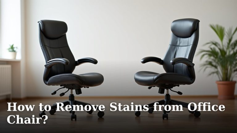 How to Remove Stains from Office Chair?