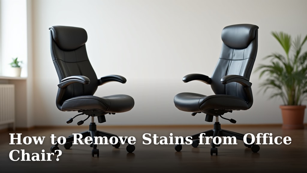 How to Remove Stains from Office Chair?