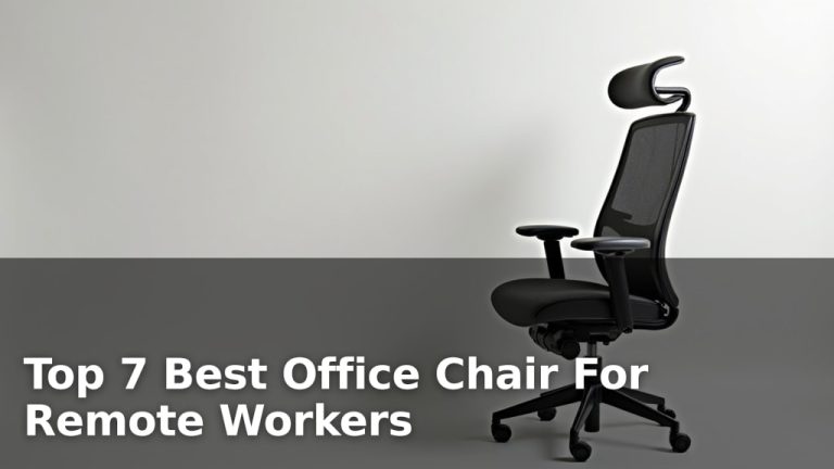 Top 7 Best Office Chair For Remote Workers