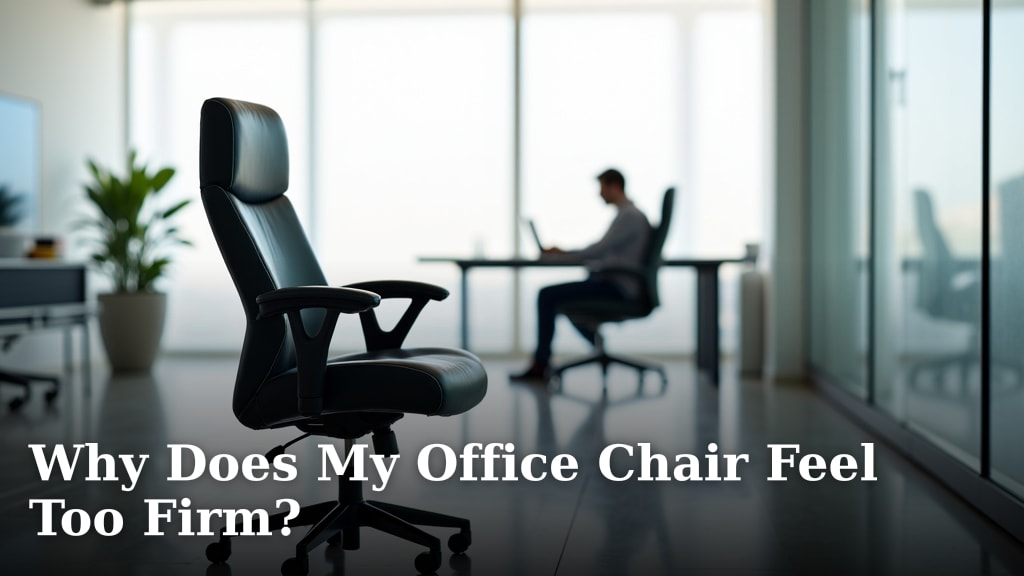 Why Does My Office Chair Feel Too Firm?