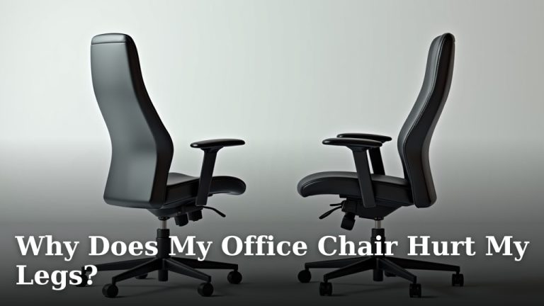 Why Does My Office Chair Hurt My Legs?