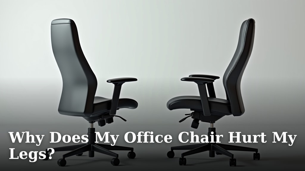 Why Does My Office Chair Hurt My Legs?