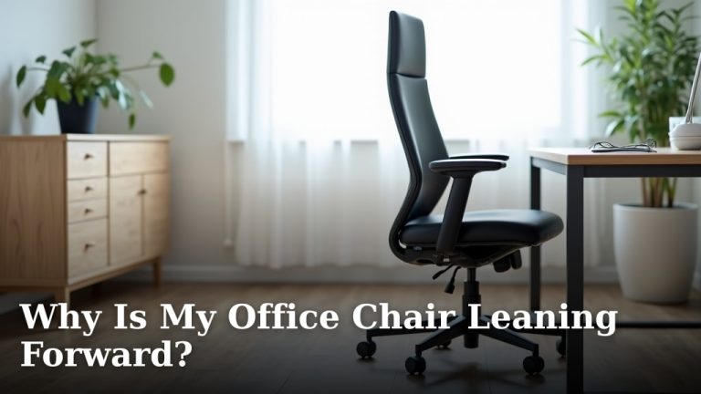 Why Is My Office Chair Leaning Forward?