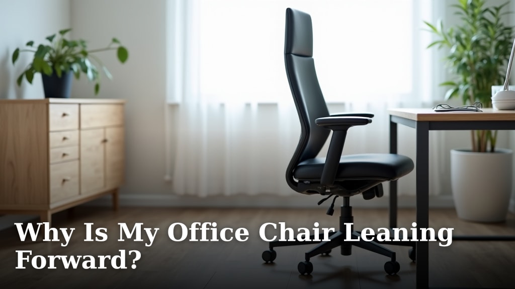 Why Is My Office Chair Leaning Forward?