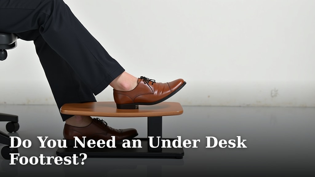 Do You Need an Under Desk Footrest?