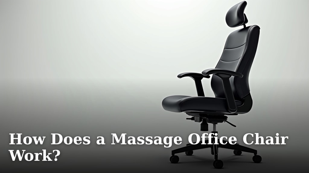 How Does a Massage Office Chair Work?
