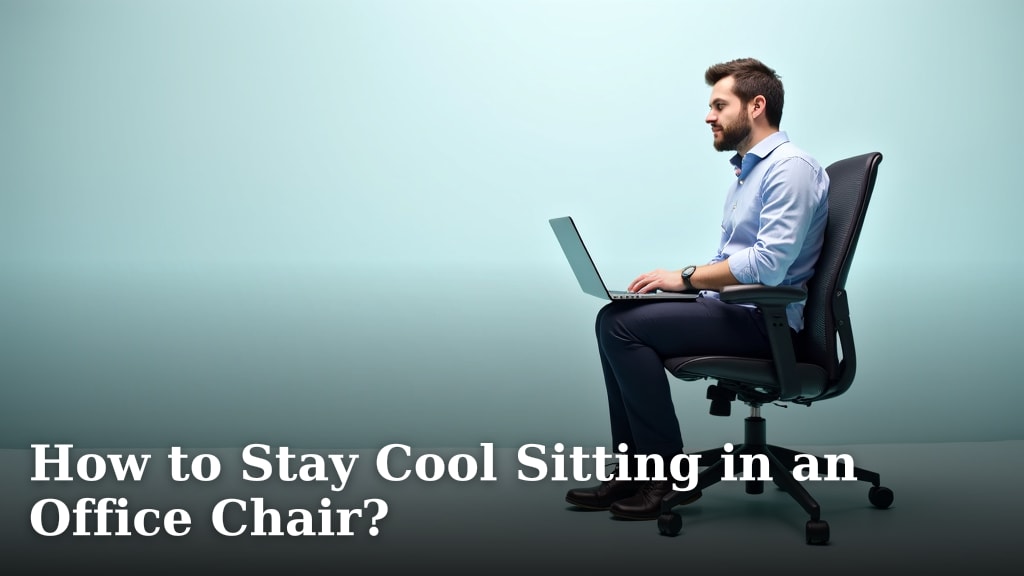 How to Stay Cool Sitting in an Office Chair?