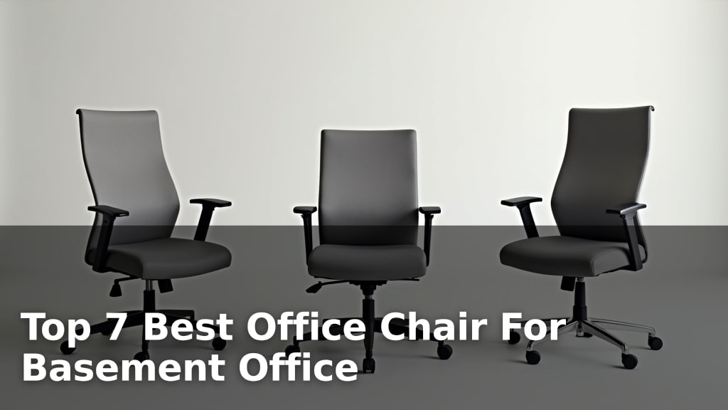 Top 7 Best Office Chair For Basement Office