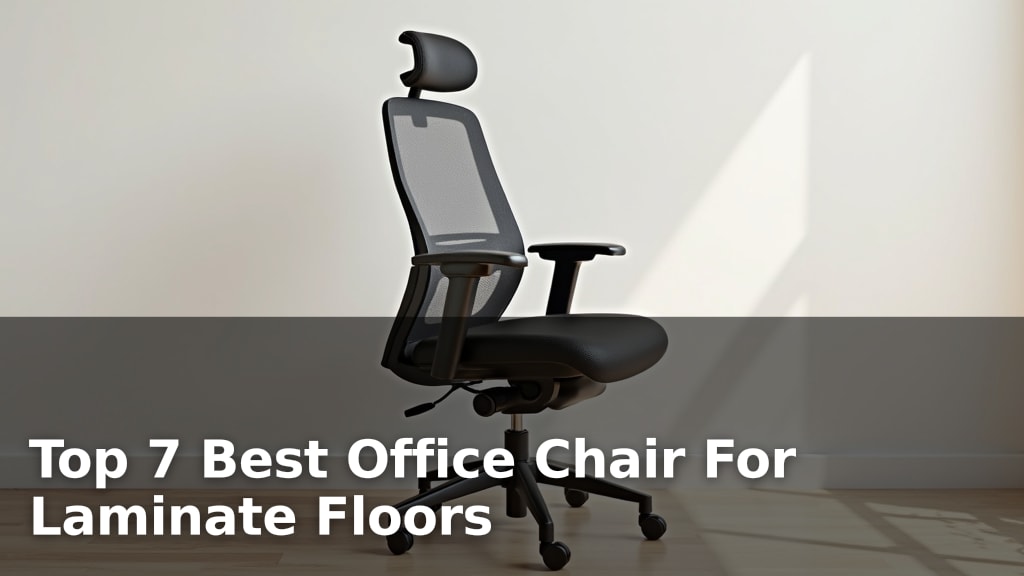 Top 7 Best Office Chair For Laminate Floors