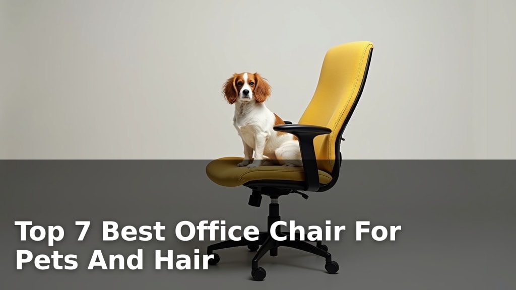 Top 7 Best Office Chair For Pets And Hair