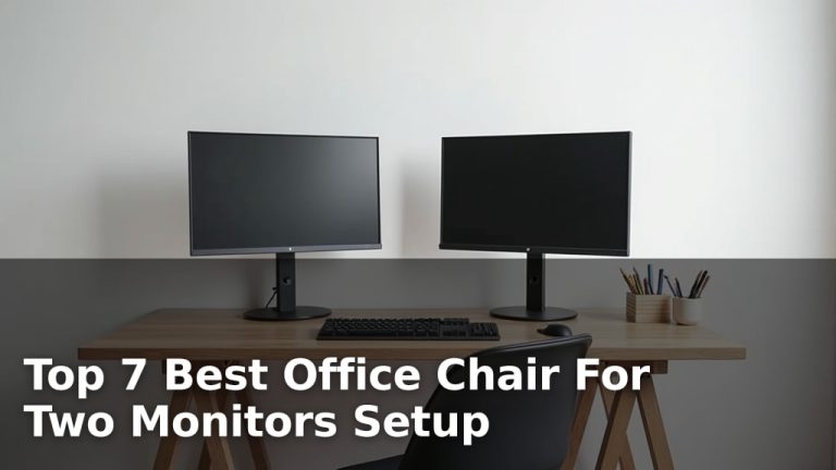 Top 7 Best Office Chair For Two Monitors Setup