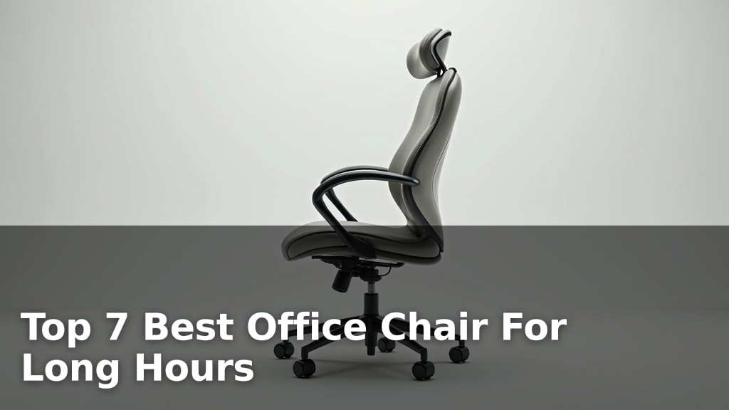 Top 7 Best Office Chair For Long Hours