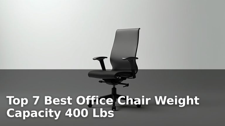Top 7 Best Office Chair Weight Capacity 400 Lbs