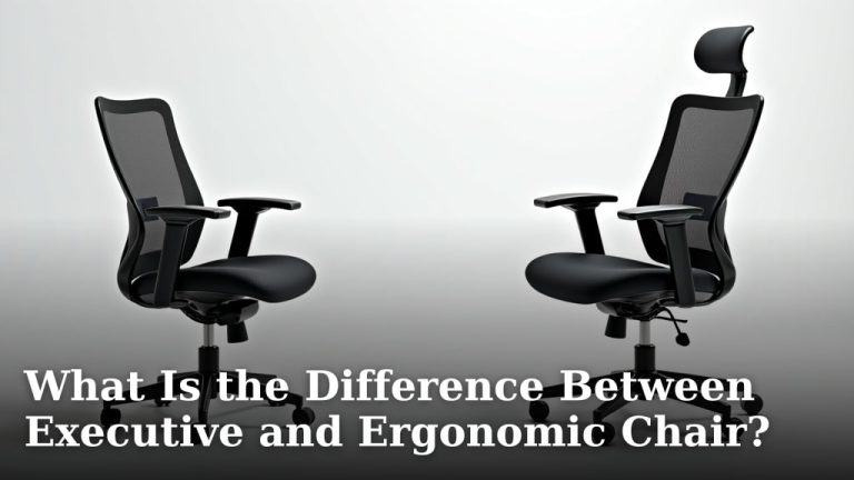 What Is the Difference Between Executive and Ergonomic Chair?