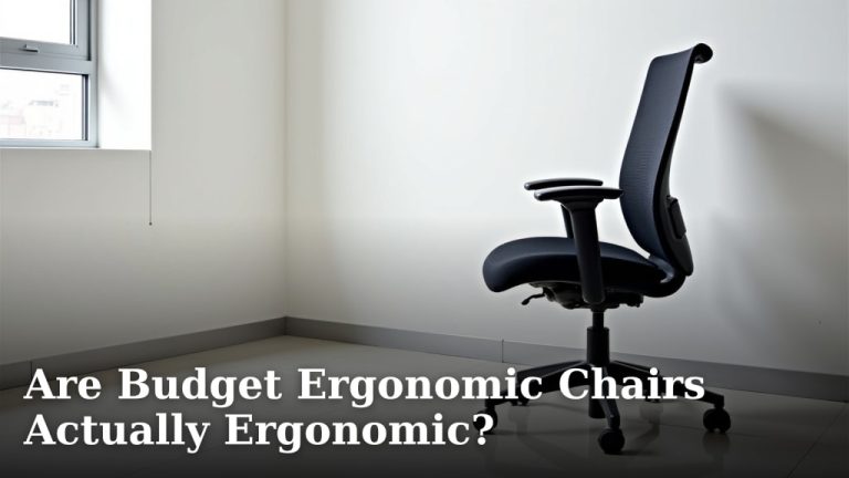Are Budget Ergonomic Chairs Actually Ergonomic?