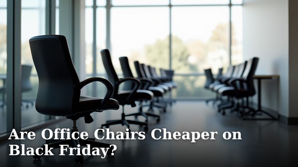 Are Office Chairs Cheaper on Black Friday?