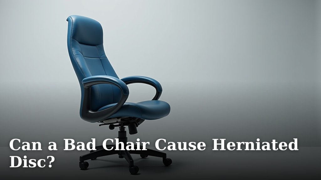 Can a Bad Chair Cause Herniated Disc?