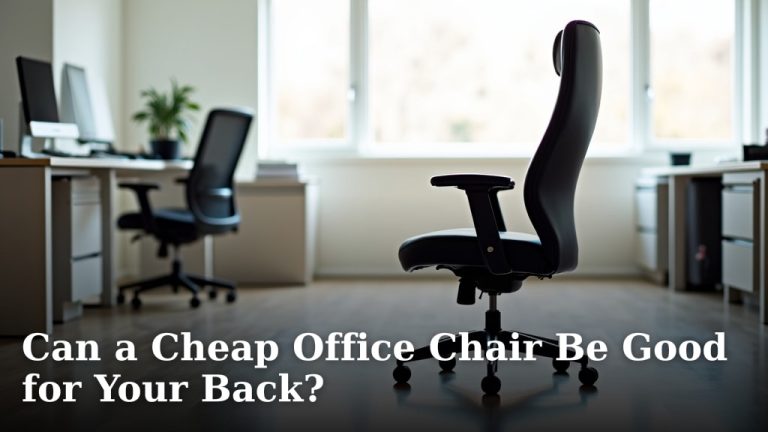 Can a Cheap Office Chair Be Good for Your Back?