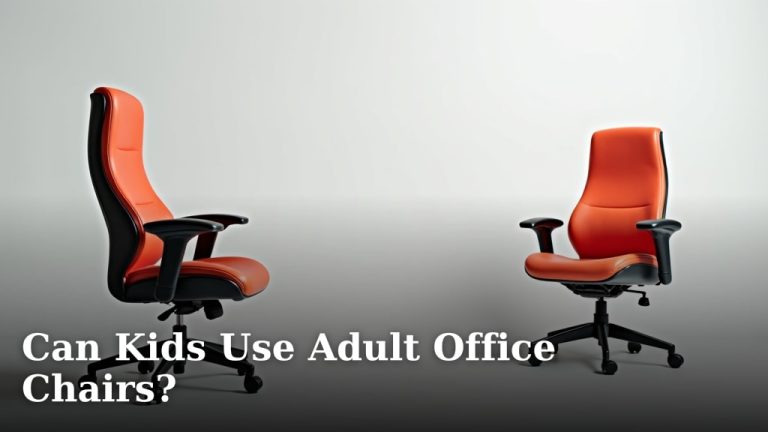 Can Kids Use Adult Office Chairs?